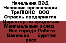 Начальник ВЭД › Название организации ­ ТриЛЮКС, ООО › Отрасль предприятия ­ Директор по продажам › Минимальный оклад ­ 1 - Все города Работа » Вакансии   . Бурятия респ.